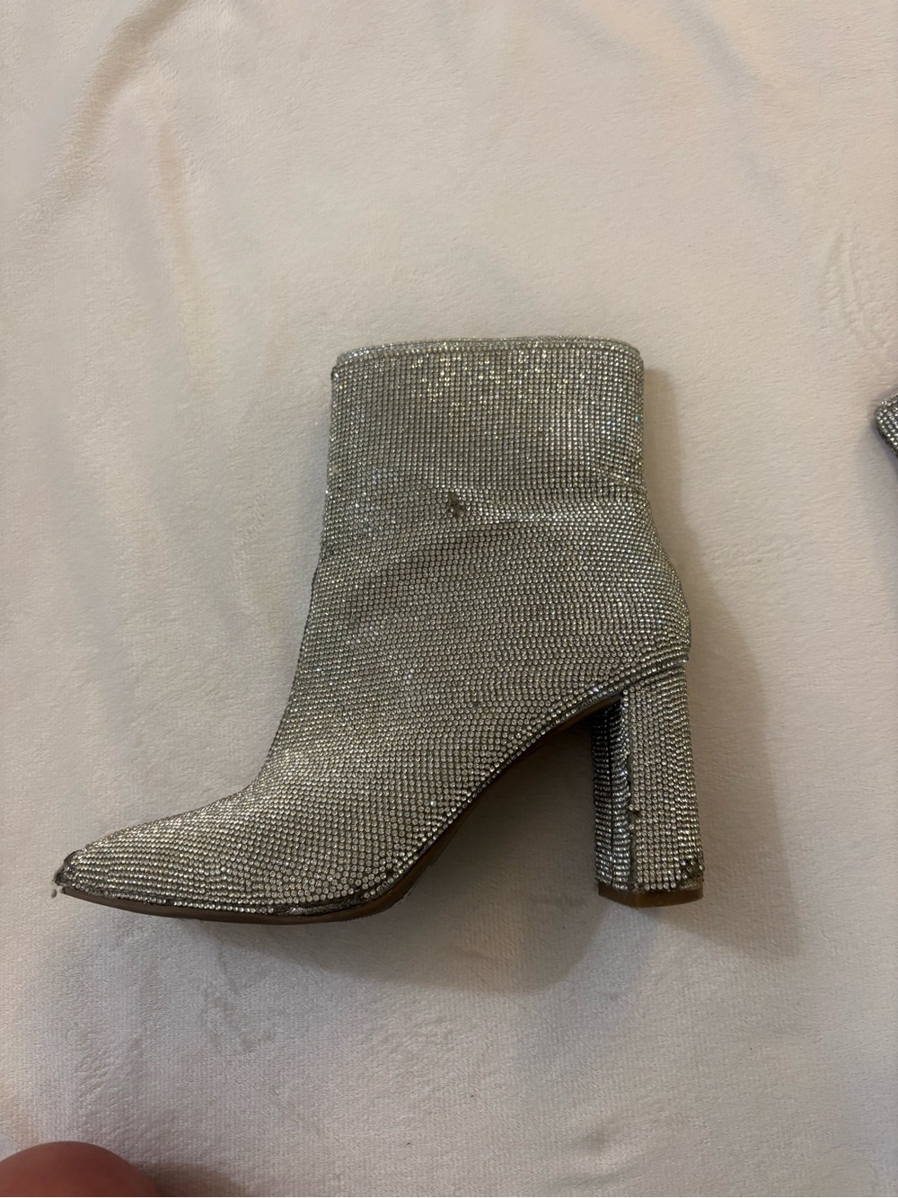 INC rhinestone ankle boots - Picture 5 of 7